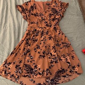 Floral Express mini dress